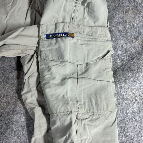 ExOfficio Pants Womens 6 Nylon Cargo Beige Outdoor Hiking Camping Stretch - Picture 9 of 10